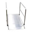 Aluminum Walk Ramp w/Hand Rails - 38" X 7'