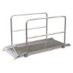 Aluminum Walk Ramp, Hook Style w/Handrails - 38" X 6'