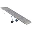 Alum Snow/Ice Grip Walk Ramp 120L X 38W In Adj Wh