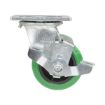 Caster, 4X2 Polyolefin Swivel W/ Brake