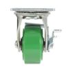 Caster, 4X2 Polyolefin Swivel W/ Brake