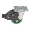 Caster, 4X2 Polyolefin Swivel W/ Total Brake