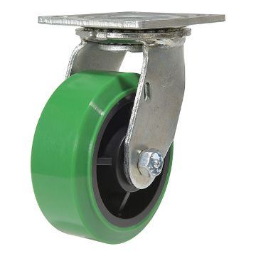 Caster, 5X2 Polyolefin Swivel, P/N: CST-F34-5X2DT-S Caster, 5X2 Polyolefin Swivel