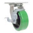 Caster, 5X2 Polyolefin Swivel W/ Brake