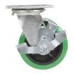 Caster, 5X2 Polyolefin Swivel W/ Brake