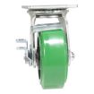 Caster, 5X2 Polyolefin Swivel W/ Brake