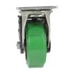 Caster, 5X2 Polyolefin Swivel W/ Total Brake