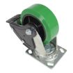 Caster, 5X2 Polyolefin Swivel W/ Total Brake