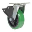 Caster, 6X2 Polyolefin Swivel W/ Total Brake