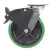 Caster, 8X2 Polyolefin Swivel W/ Total Brake