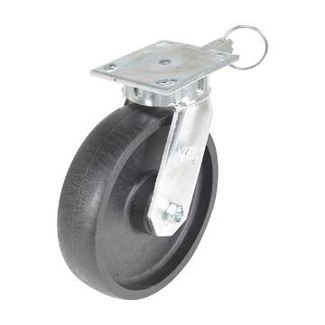 Caster, 8X2 Glass Filled Nylon Heavy Duty, Swivel/Lock, P/N: CST-HHD-8X2GFN-4PSL Caster, 8X2 Glass Filled Nylon Heavy Duty, Swivel/Lock