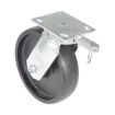 Caster, 8X2 Glass Filled Nylon Heavy Duty, Swivel/Lock