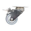 3X1 Tpr Ss Rig Swivel Caster W/Total Brake