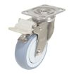 4X1 Tpr Ss Rig Swivel Caster W/Total Brake