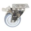 4X1 Tpr Ss Rig Swivel Caster W/Total Brake