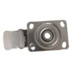4X1 Tpr Ss Rig Swivel Caster W/Total Brake