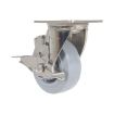 5X2 Tpr Ss Rig Swivel Caster W/Brake