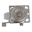 5X2 Tpr Ss Rig Swivel Caster W/Brake