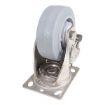 5X2 Tpr Ss Rig Swivel Caster W/Total Brake