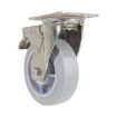 6X2 Tpr Ss Rig Swivel Caster W/Total Brake