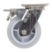 6X2 Tpr Ss Rig Swivel Caster W/Total Brake