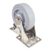 6X2 Tpr Ss Rig Swivel Caster W/Total Brake