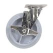 8X2 Tpr Ss Rig Swivel Caster W/Brake