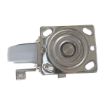 8X2 Tpr Ss Rig Swivel Caster W/Brake