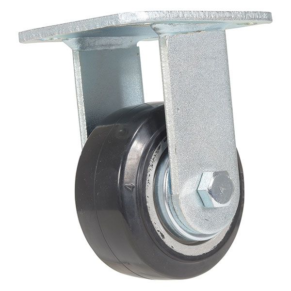 4X2 Mold On Rubber Rigid Caster