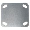 4X2 Mold On Rubber Rigid Caster