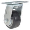 4X2 Mold On Rubber Swivel Caster
