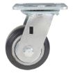 4X2 Mold On Rubber Swivel Caster