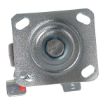 4X2 Mold On Rubber Swivel Caster W/Brake