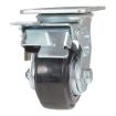 4X2 Mold On Rubber Swivel Caster W/Total Brake