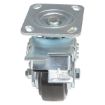 4X2 Mold On Rubber Swivel Caster W/Total Brake