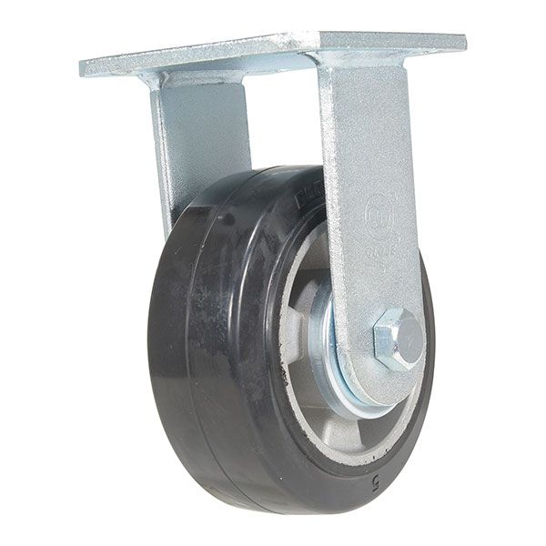 5X2 Mold On Rubber Rigid Caster