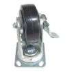 5X2 Mold On Rubber Swivel Caster W/Brake