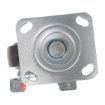 5X2 Mold On Rubber Swivel Caster W/Brake
