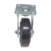6X2 Mold On Rubber Swivel Caster