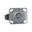 6X2 Mold On Rubber Swivel Caster