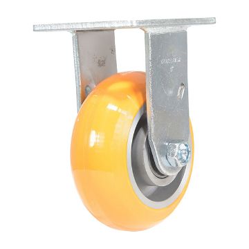 Caster, 5X2 Aluminum Rigid, P/N: CST-F34-5X2SI-R Caster, 5X2 Aluminum Rigid