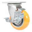 Caster, 5X2 Aluminum Swivel W/ Brake