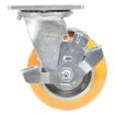 Caster, 5X2 Aluminum Swivel W/ Brake