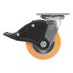 Caster, 5X2 Aluminum Swivel W/ Total Brake
