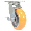 Caster, 6X2 Aluminum Swivel W/ Brake