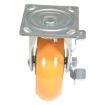 Caster, 6X2 Aluminum Swivel W/ Brake