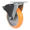 Caster, 8X2 Aluminum Swivel W/ Total Brake
