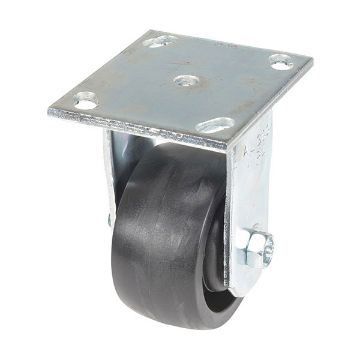 Caster, 4X2 Glass Filled Nylon Light Duty, Rigid, P/N: CST-HLD-4X2GFN-R Caster, 4X2 Glass Filled Nylon Light Duty, Rigid