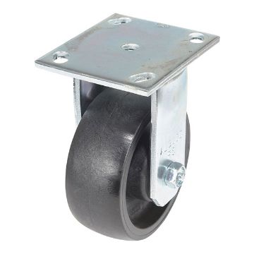 Caster, 5X2 Glass Filled Nylon Light Duty, Rigid, P/N: CST-HLD-5X2GFN-R Caster, 5X2 Glass Filled Nylon Light Duty, Rigid