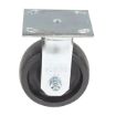 Caster, 5X2 Glass Filled Nylon Light Duty, Rigid
